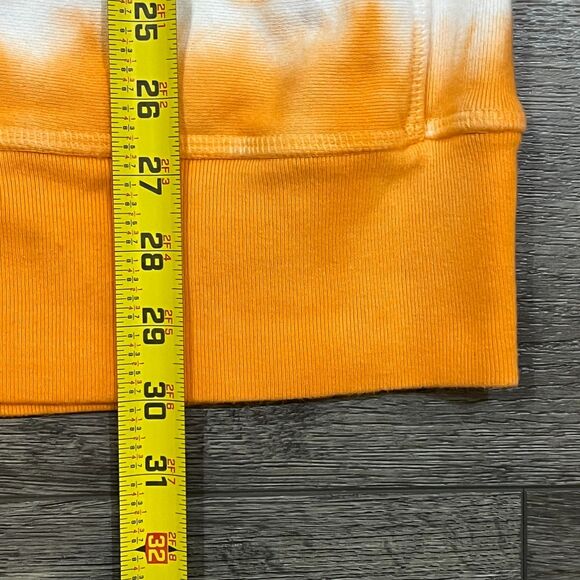 Champion x Todd Snyder Tie Dye Crewneck Sweatshirt Orange Made in USA Men's XL - Picture 6 of 6